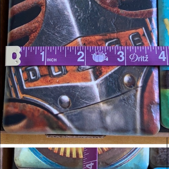 The Detroit Coaster Company Hand Made Ceramic Motor City Drink Coasters - Picture 12 of 12
